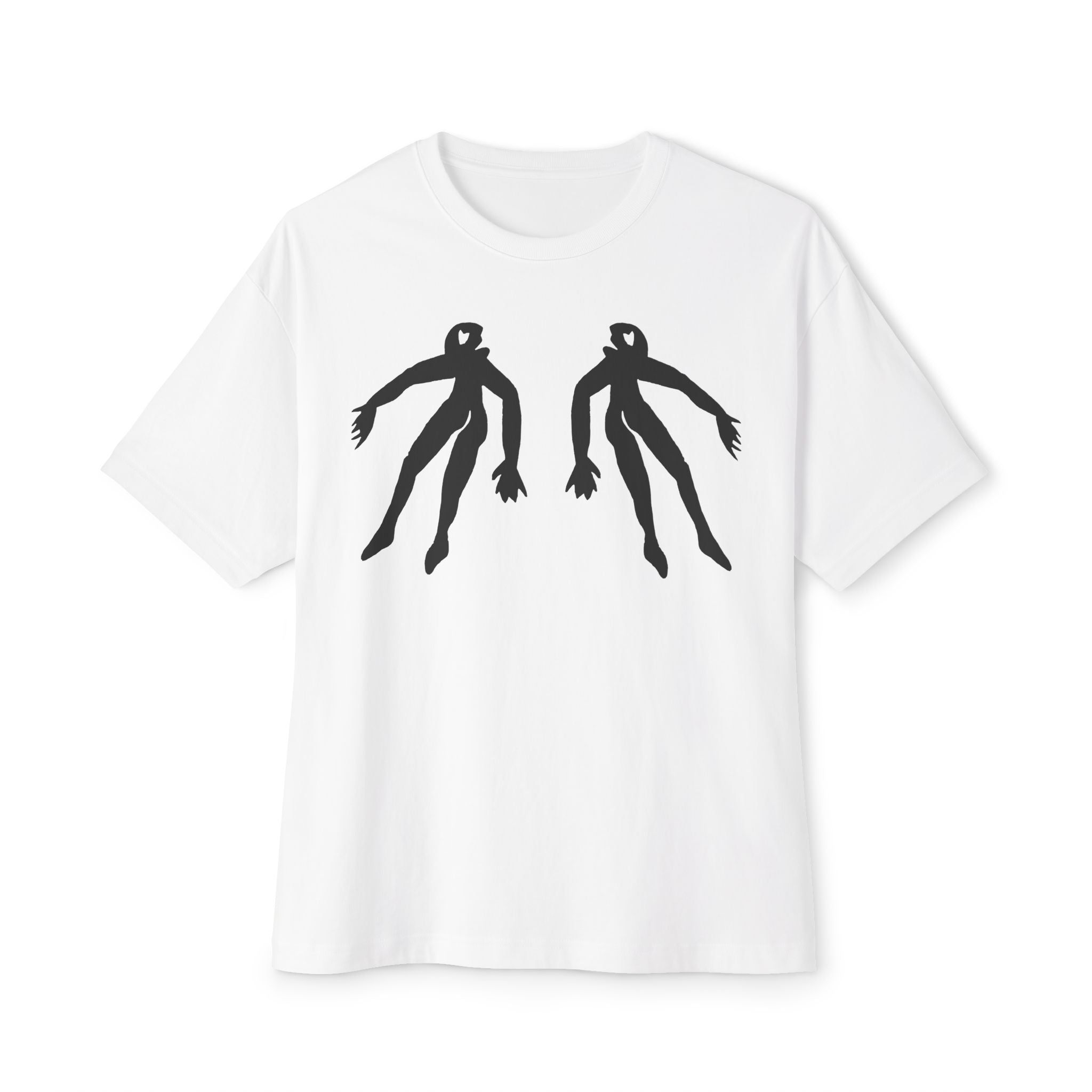 Figure 22 Two-tone Unisex Oversized Boxy Tee – Minimalist Streetwear Essential | Falling Series