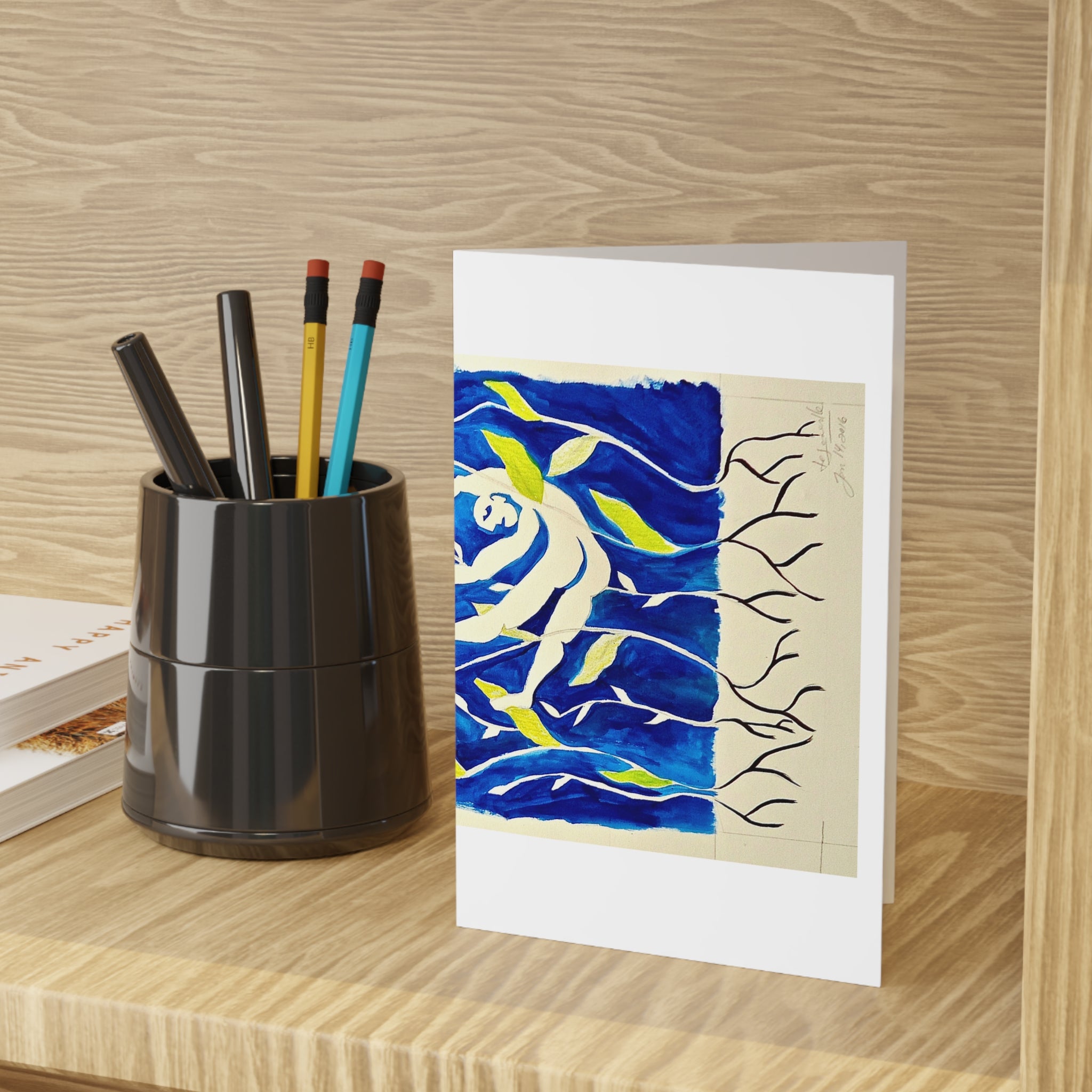 Colorful Greeting Cards for All Occasions - 1 or 10-pc Set, Artistic Note Cards, Birthday Greetings, Thank You Cards, Holiday Cards