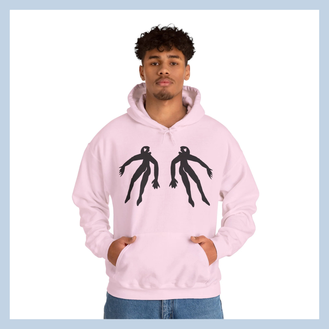 Figure 22 Unisex Graphic Hoodie | Heavy Blend Art Streetwear Sweatshirt