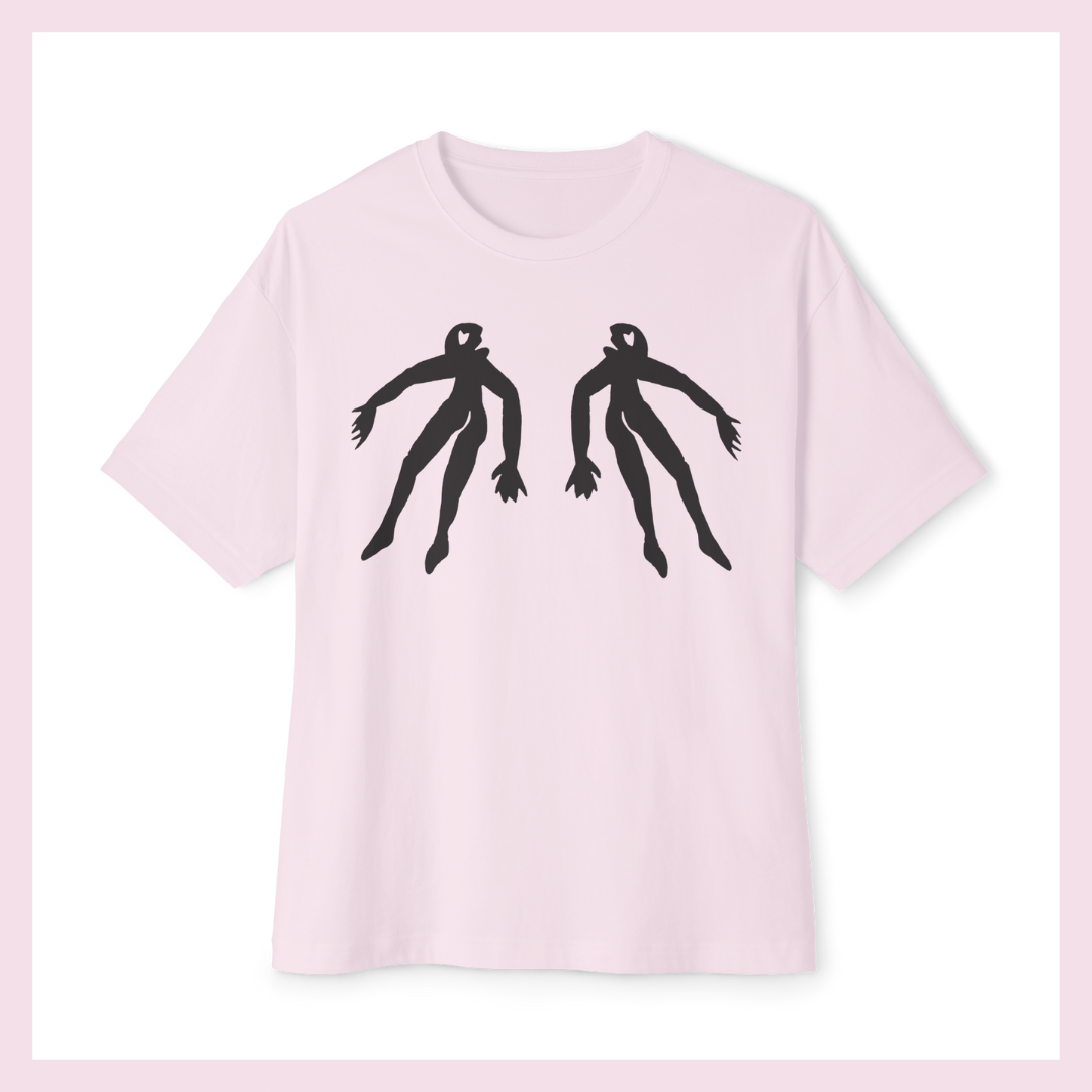 Figure 22 Two-tone Unisex Oversized Boxy Tee – Minimalist Streetwear Essential | Falling Series