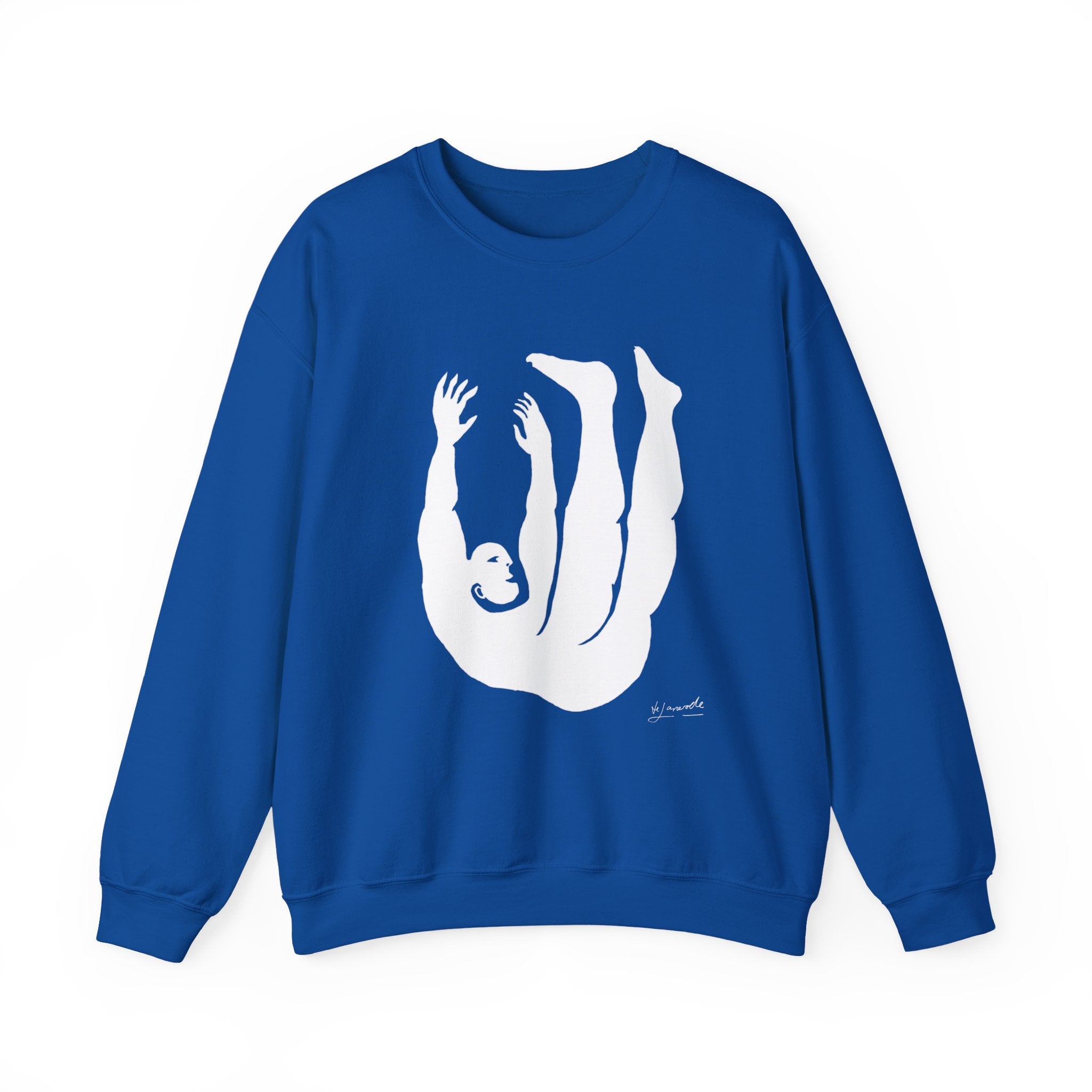Figure 2 Unisex Crewneck Sweatshirt | Graphic Art Pullover