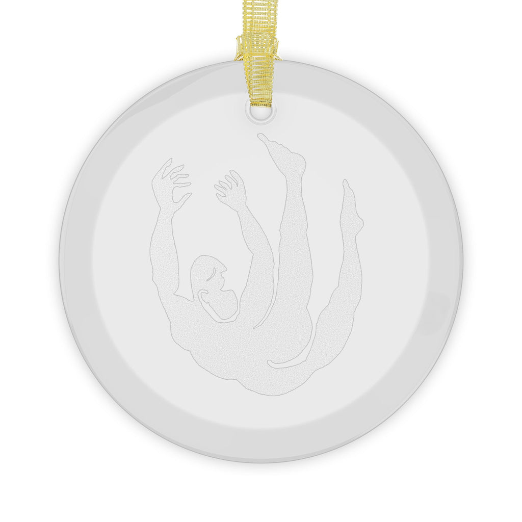 Falling Series Glass Ornaments – Elegant Minimalist Holiday Décor