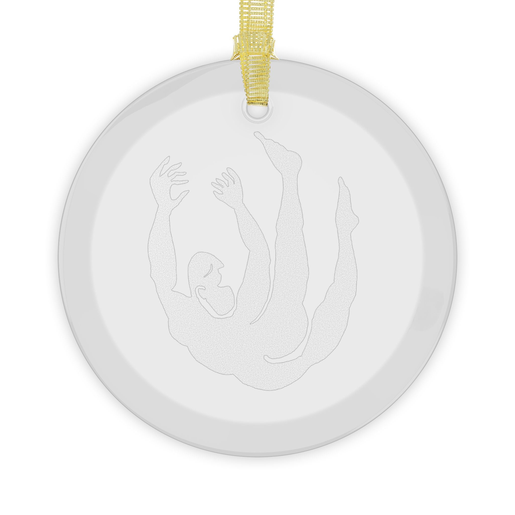 Falling Series Glass Ornaments – Elegant Minimalist Holiday Décor