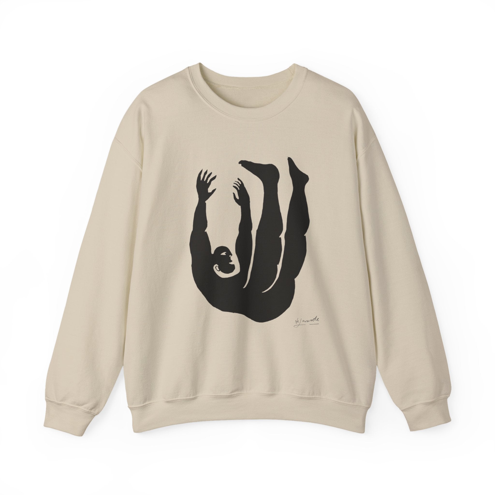 Figure 2 Unisex Crewneck Sweatshirt | Graphic Art Pullover