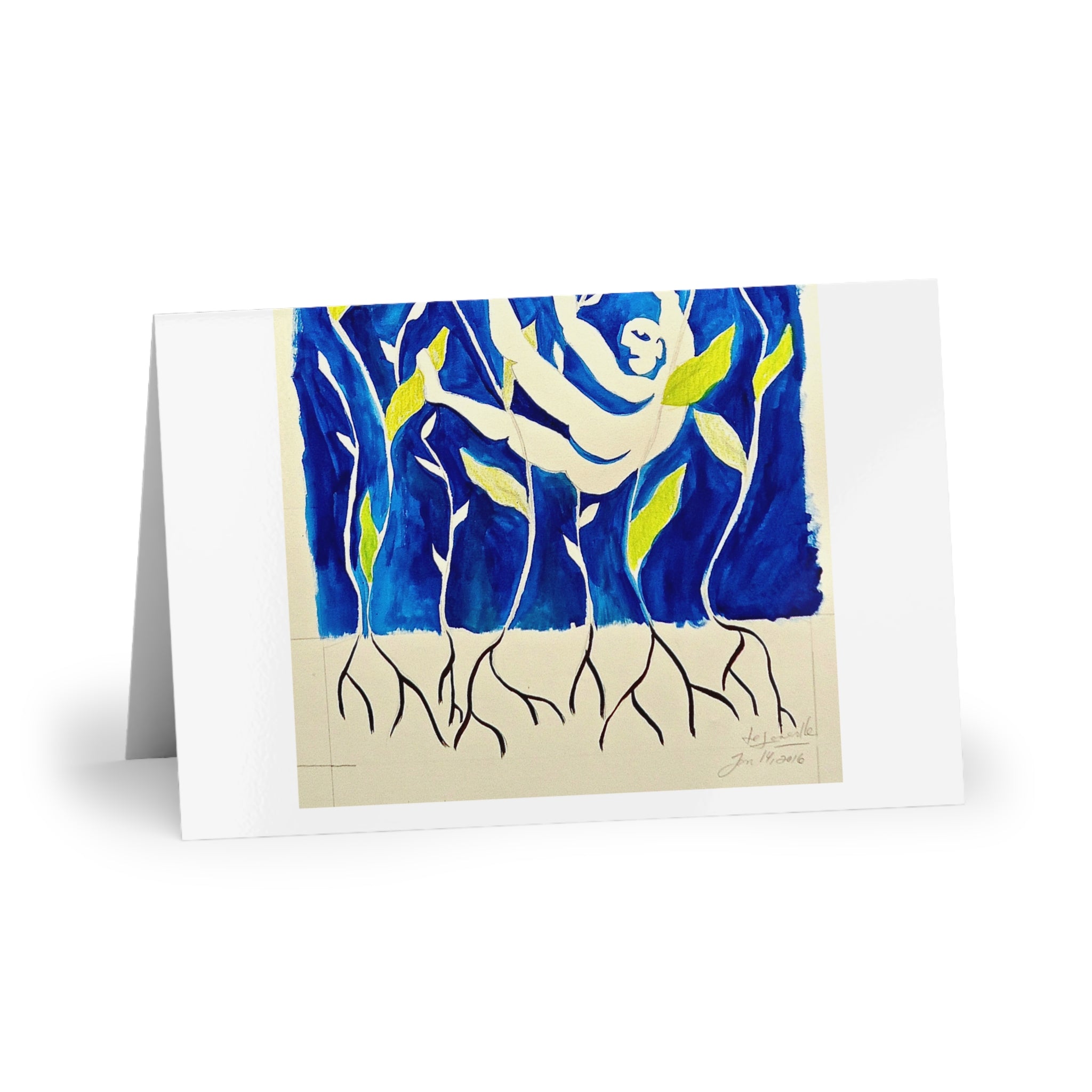 Colorful Greeting Cards for All Occasions - 1 or 10-pc Set, Artistic Note Cards, Birthday Greetings, Thank You Cards, Holiday Cards