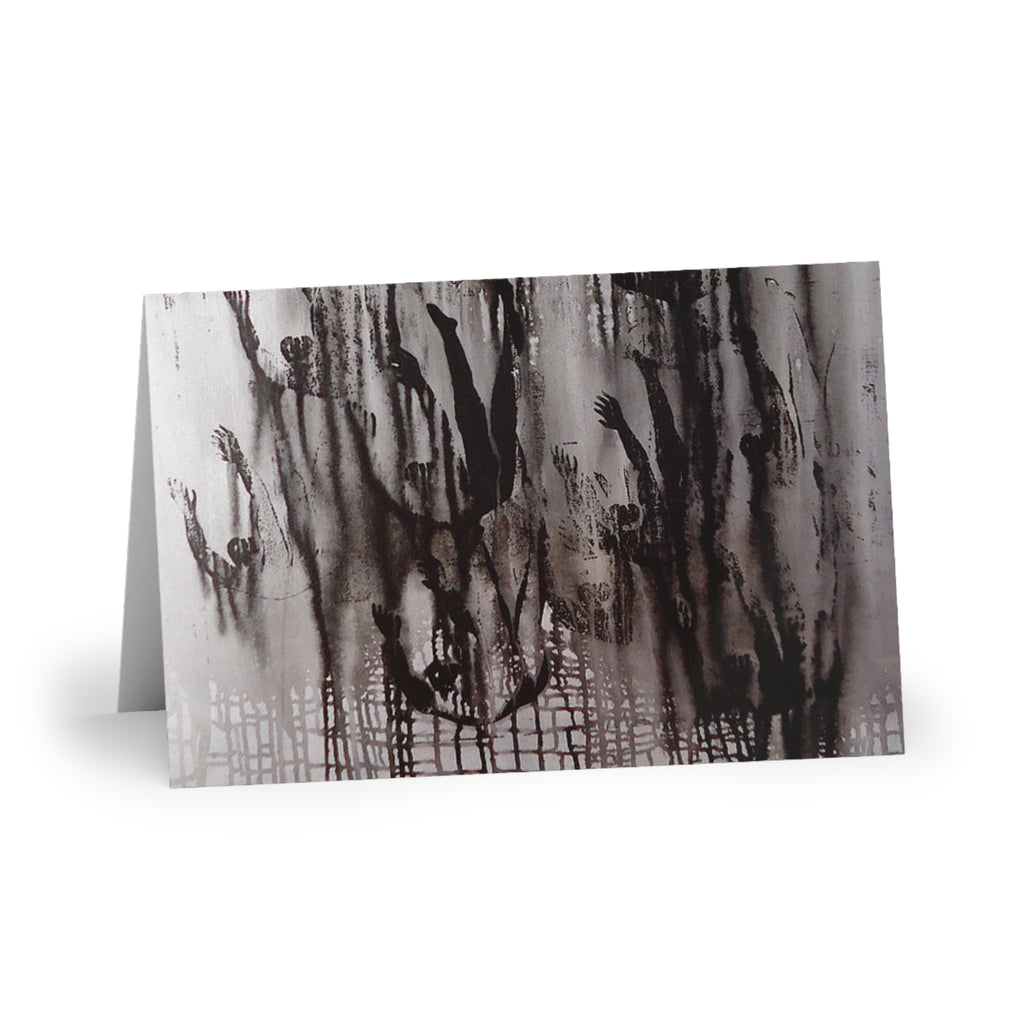 Artistic Greeting Cards for All Occasions, Unique Hand-Drawn Designs, Set of 1 or 10, Perfect for Birthdays, Thank You, or Encouragement