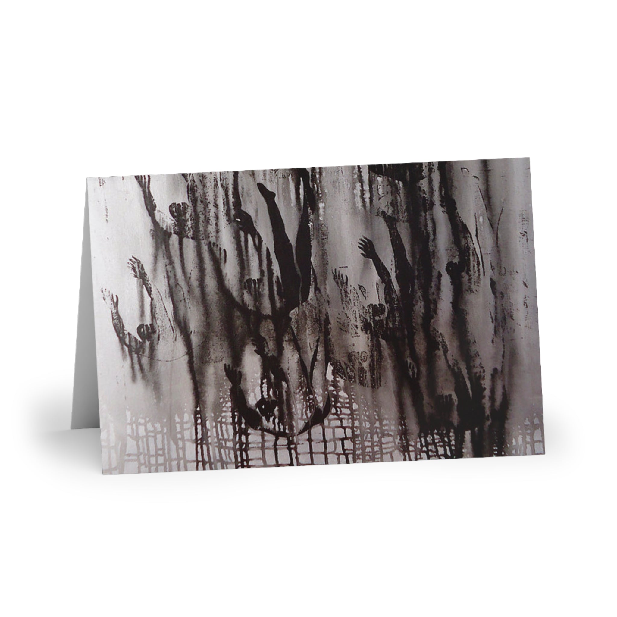 Artistic Greeting Cards for All Occasions, Unique Hand-Drawn Designs, Set of 1 or 10, Perfect for Birthdays, Thank You, or Encouragement