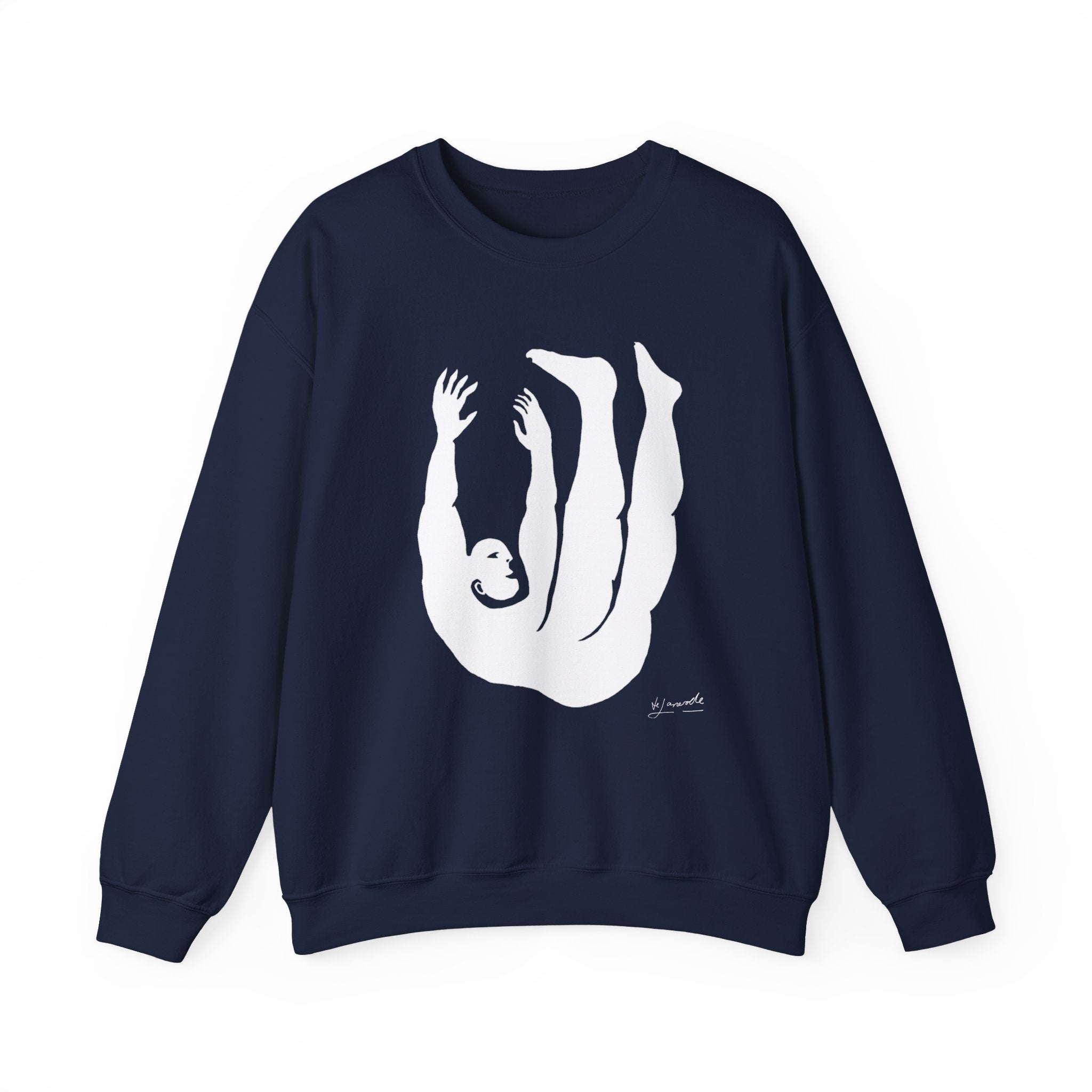 Figure 2 Unisex Crewneck Sweatshirt | Graphic Art Pullover