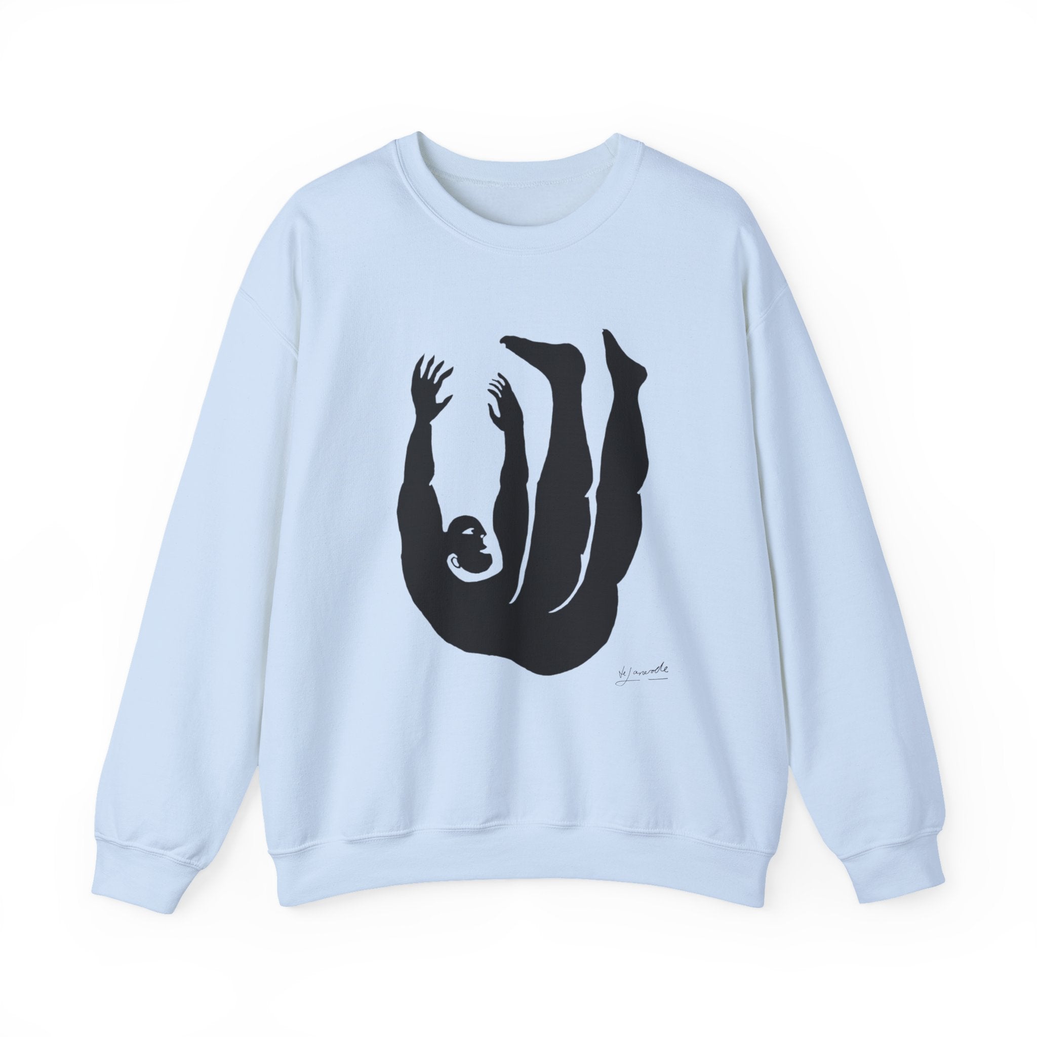 Figure 2 Unisex Crewneck Sweatshirt | Graphic Art Pullover