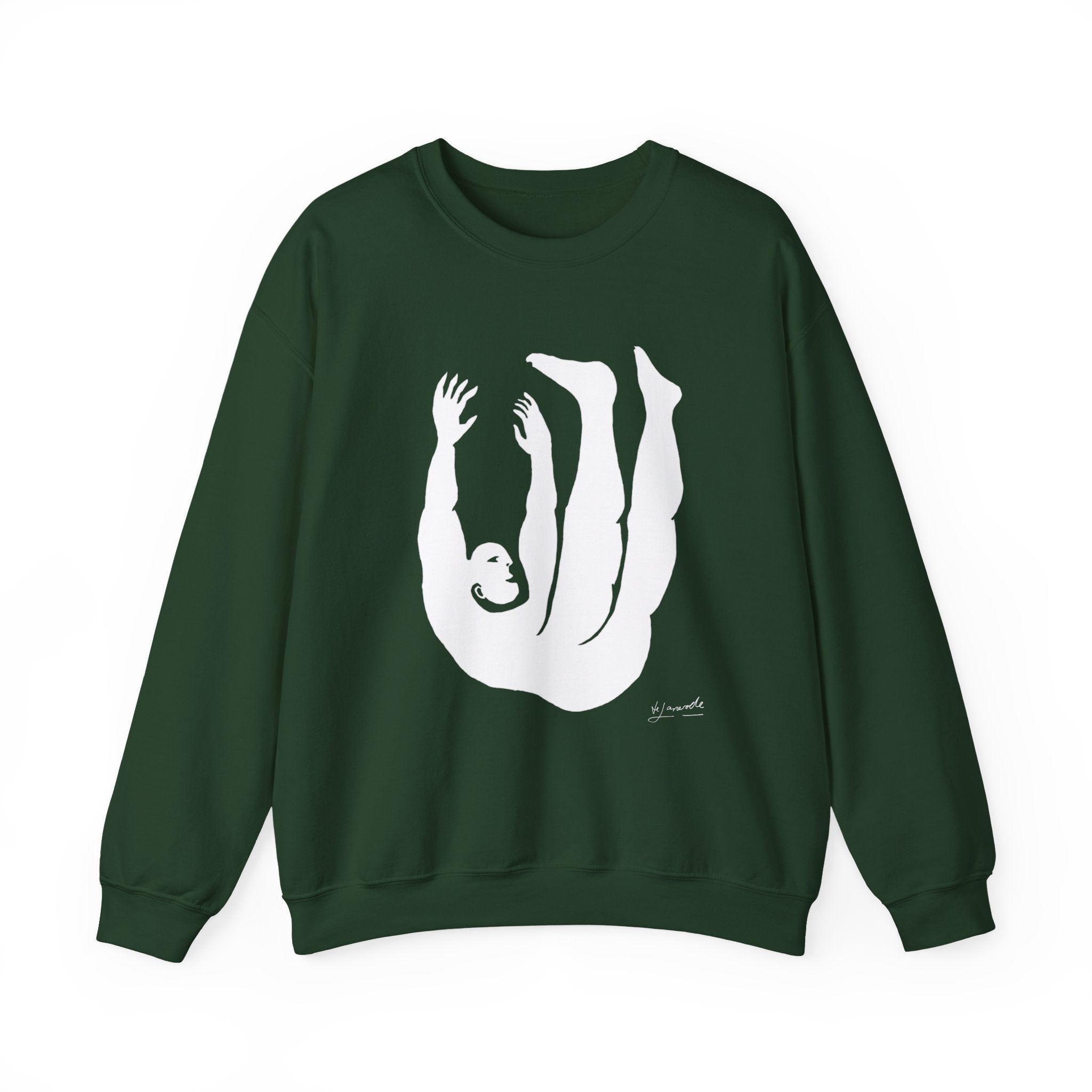 Figure 2 Unisex Crewneck Sweatshirt | Graphic Art Pullover