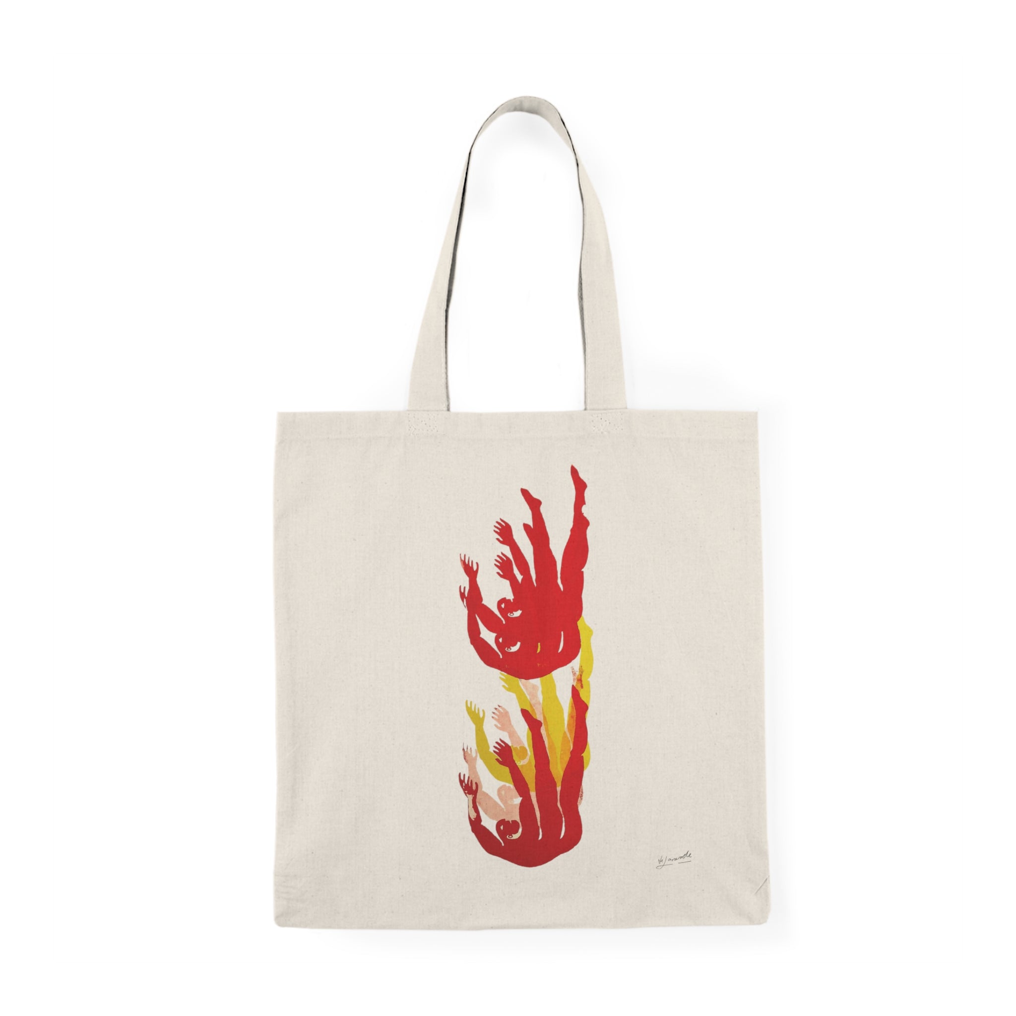 Figure 3 Graphic Art Tote Bag | Eco-Friendly Reusable Shopping & Beach Bag