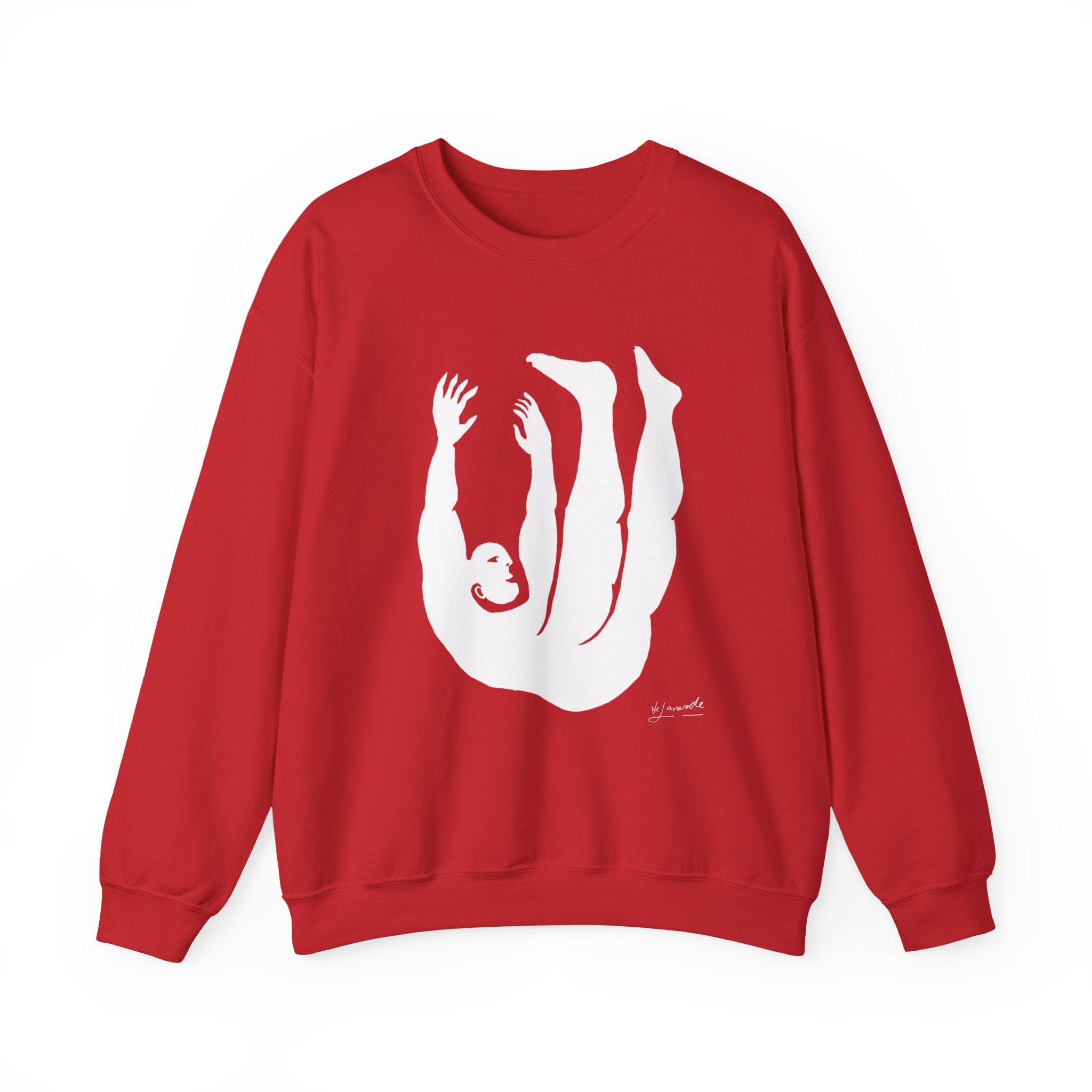 Figure 2 Unisex Crewneck Sweatshirt | Graphic Art Pullover