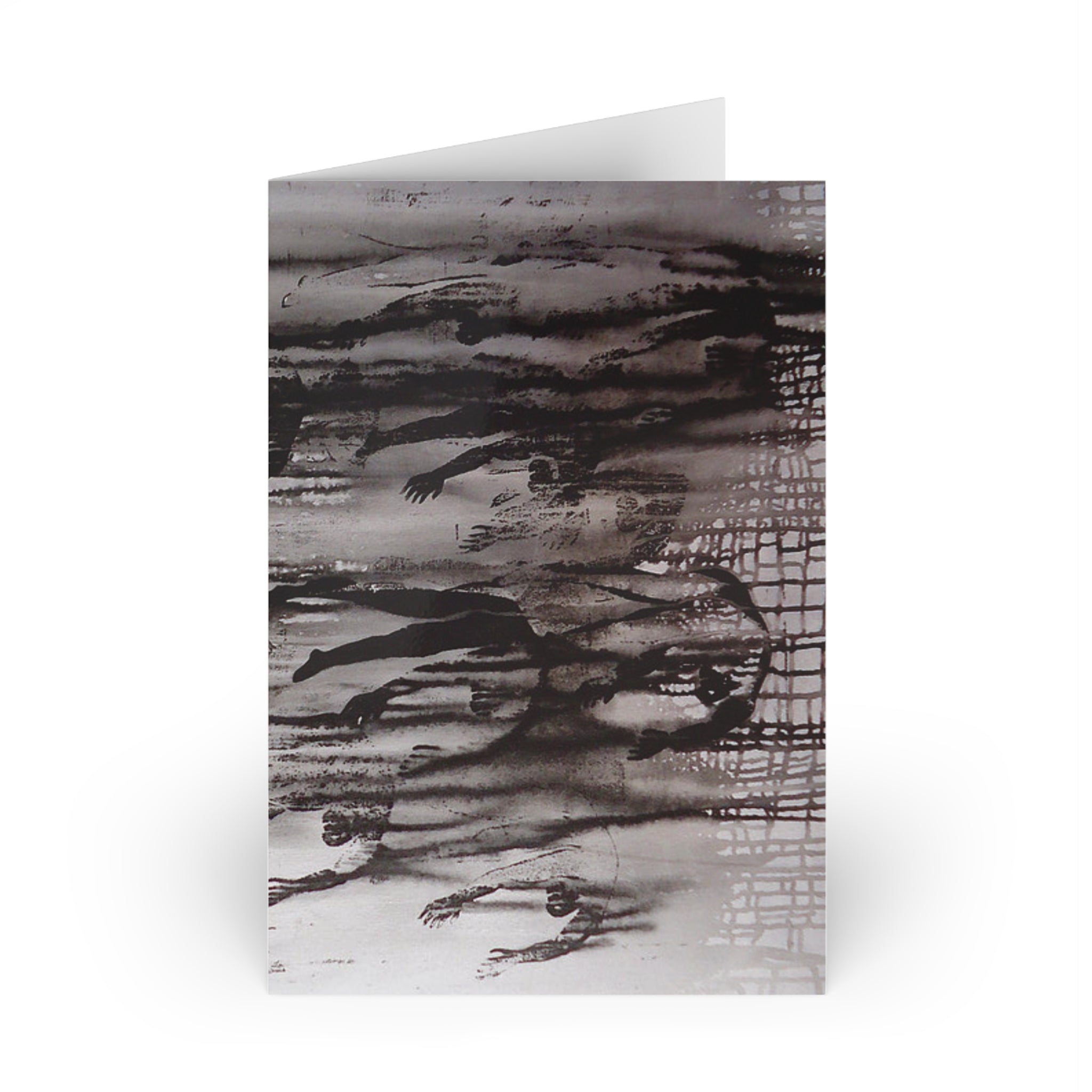 Artistic Greeting Cards for All Occasions, Unique Hand-Drawn Designs, Set of 1 or 10, Perfect for Birthdays, Thank You, or Encouragement