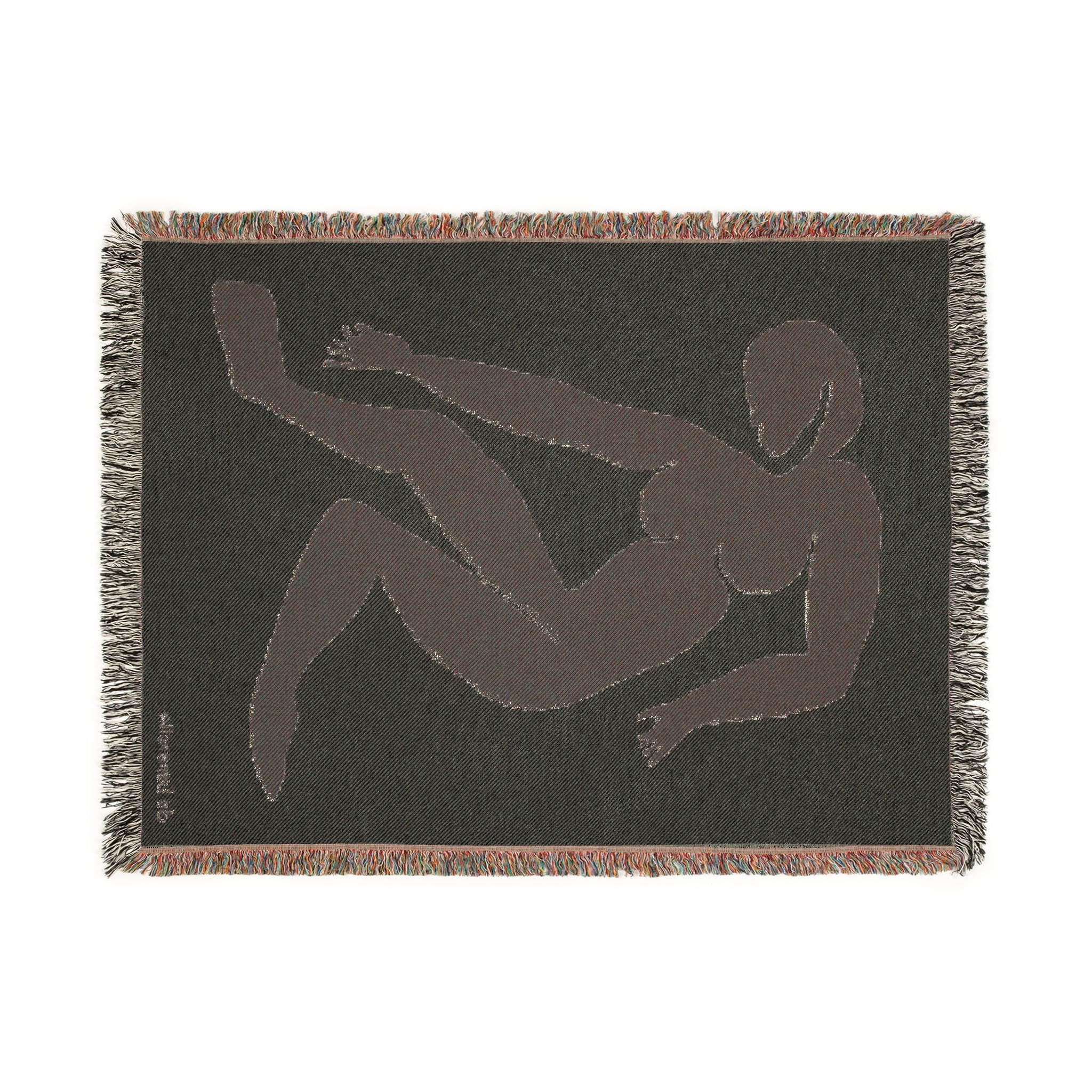 Abstract Art Woven Blanket - Cozy Decor for Home & Gifting