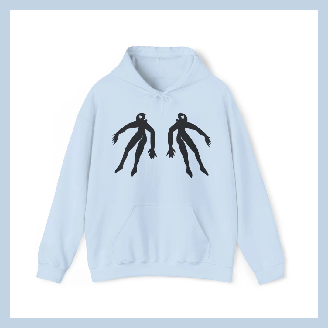 Figure 22 Unisex Graphic Hoodie | Heavy Blend Art Streetwear Sweatshirt