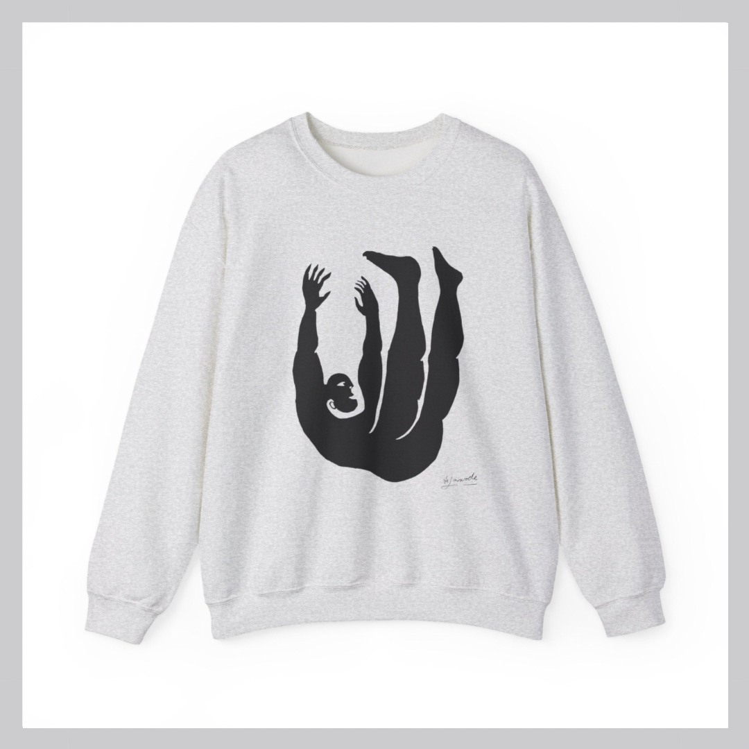 Figure 2 Unisex Crewneck Sweatshirt | Graphic Art Pullover