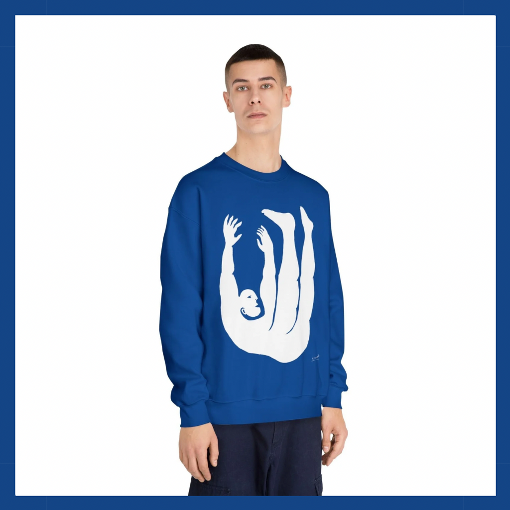 Figure 2 Unisex Crewneck Sweatshirt | Graphic Art Pullover