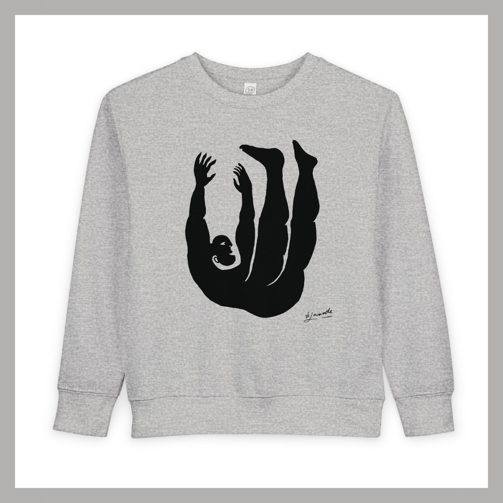 Figure 2 Toddler Sweatshirt – Adorable Minimalist Graphic by de Lanerolle | Falling Series