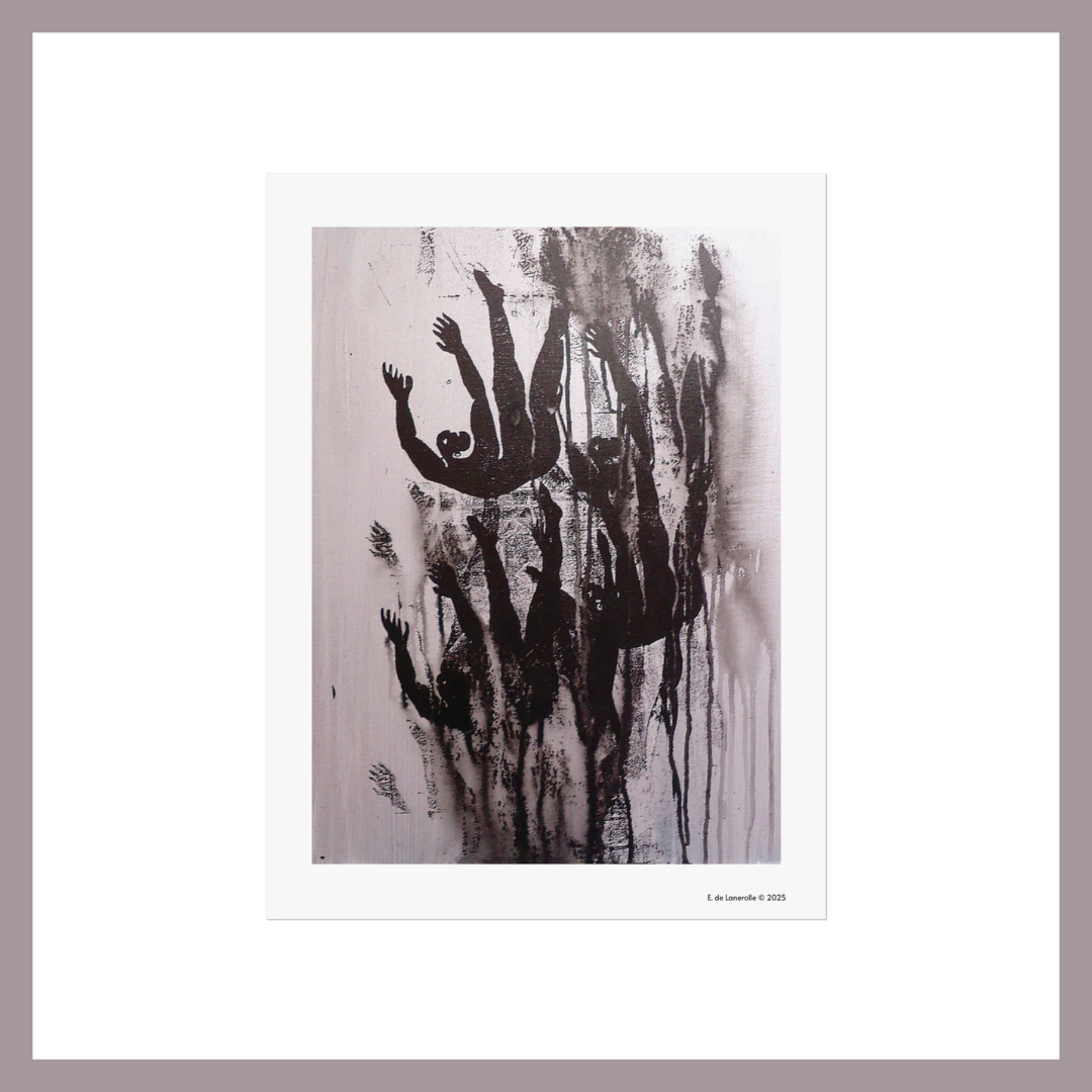 Figure 3 Raining A, 12"x16" Unframed