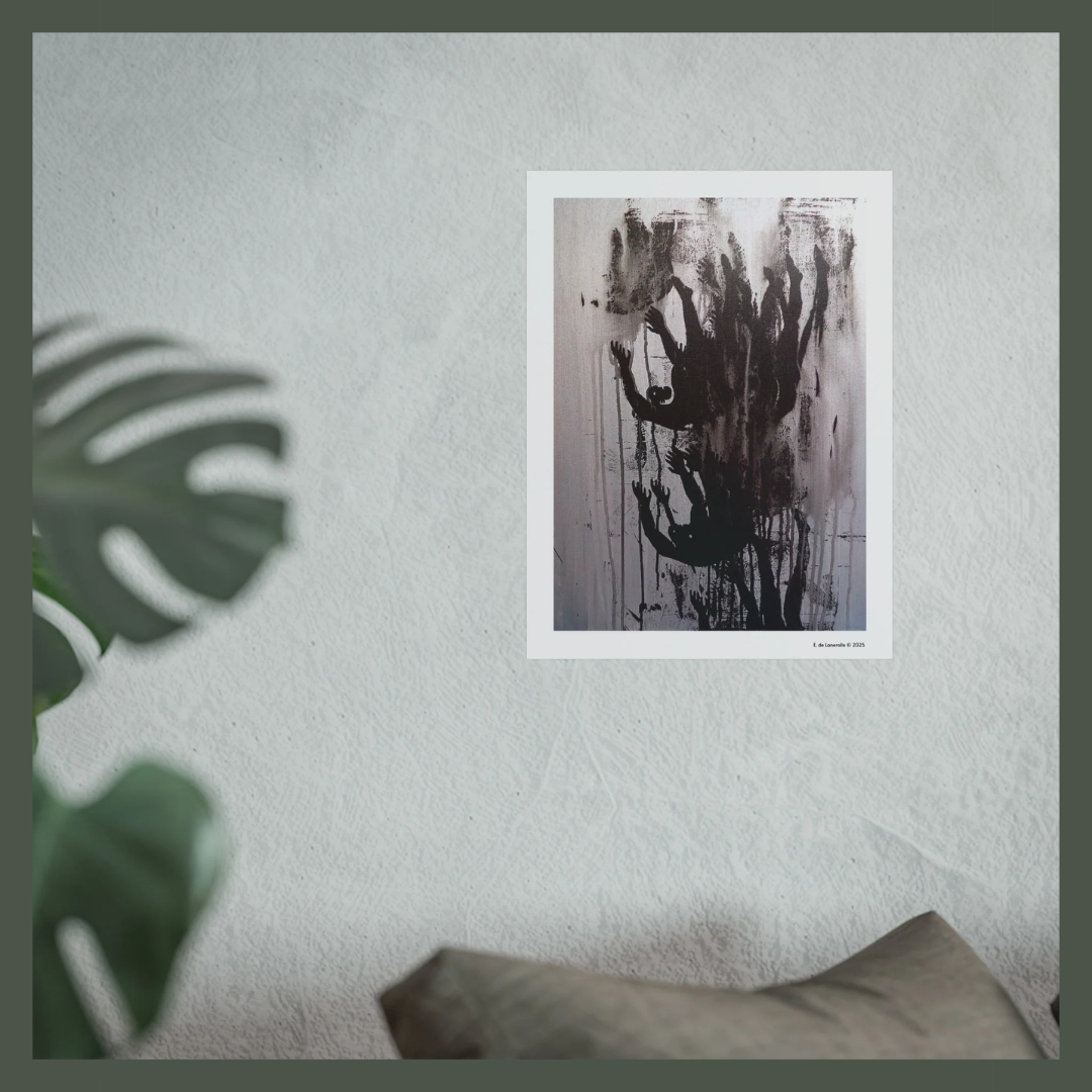 Figure 3 Raining B, 12"x16" Unframed