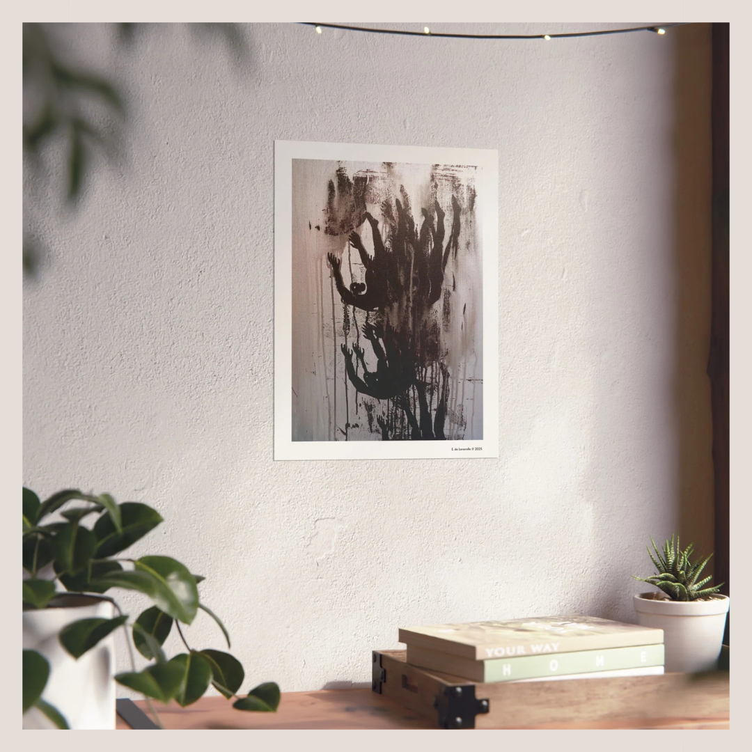 Figure 3 Raining B, 12"x16" Unframed