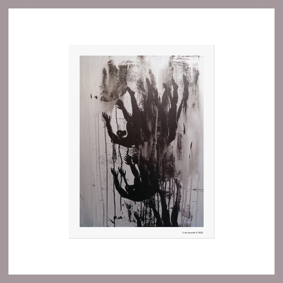 Figure 3 Raining B, 12"x16" Unframed