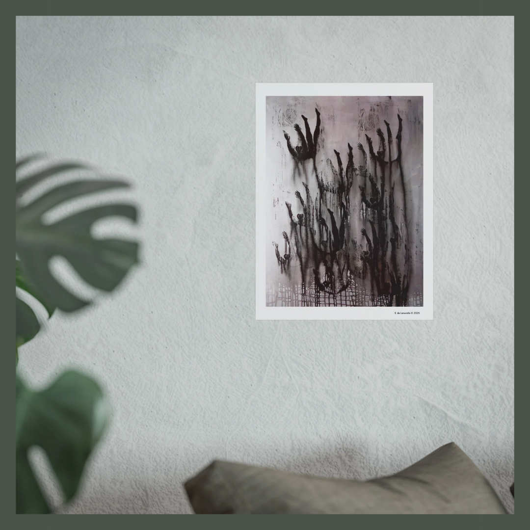 Figure 3 Raining C, 12"x16" Unframed